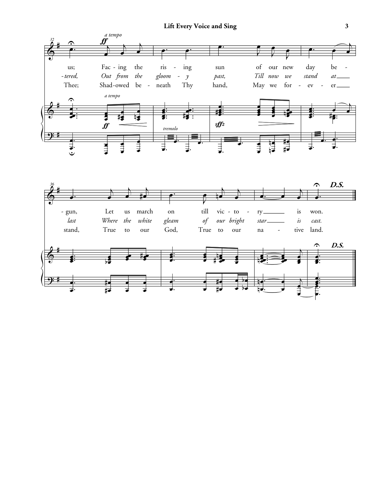 Page 3: Verse 3 + End