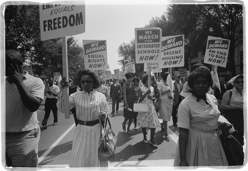 Fannie Lou Hamer at the 1964 Democratic National Convention, Atlantic City, NJ. Photo by Warren K. Leffler, Library of Congress (public domain).